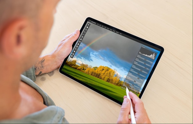 หน้าจอแสดงผล iPad
